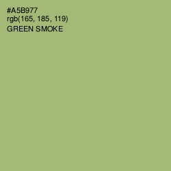 #A5B977 - Green Smoke Color Image